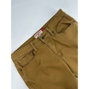 Hudson & Barrow NYC Slim Stretch Chinos Pants Mens‎ Size 32 Tan Casual